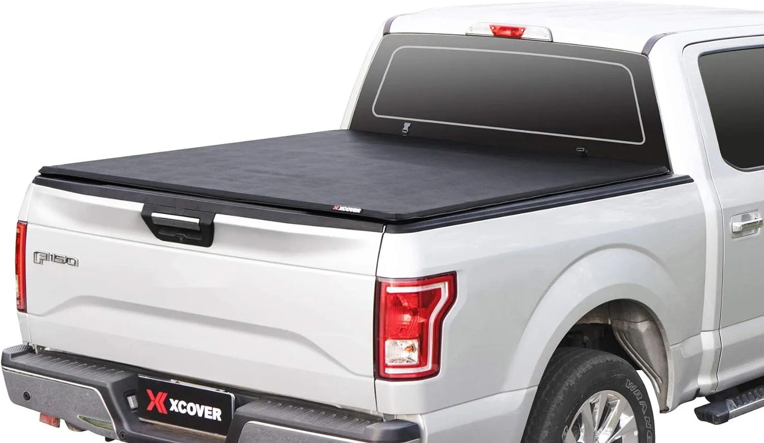 X XCOVER Soft Locking Roll Up Tonneau Cover, Compatible with 2015-2025 F150 Pickup 6.5 Ft Bed