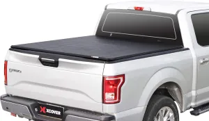 X XCOVER Soft Locking Roll Up Tonneau Cover, Compatible with 2015-2025 F150 Pickup 6.5 Ft Bed