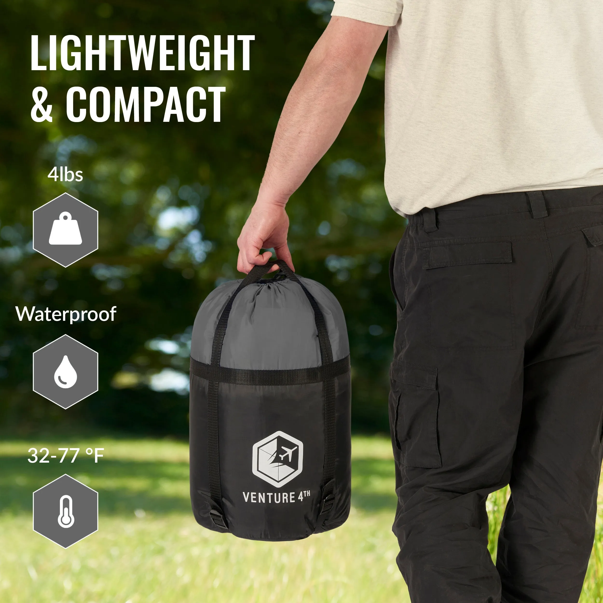 XXL Sleeping Bag for Big and Tall Campers