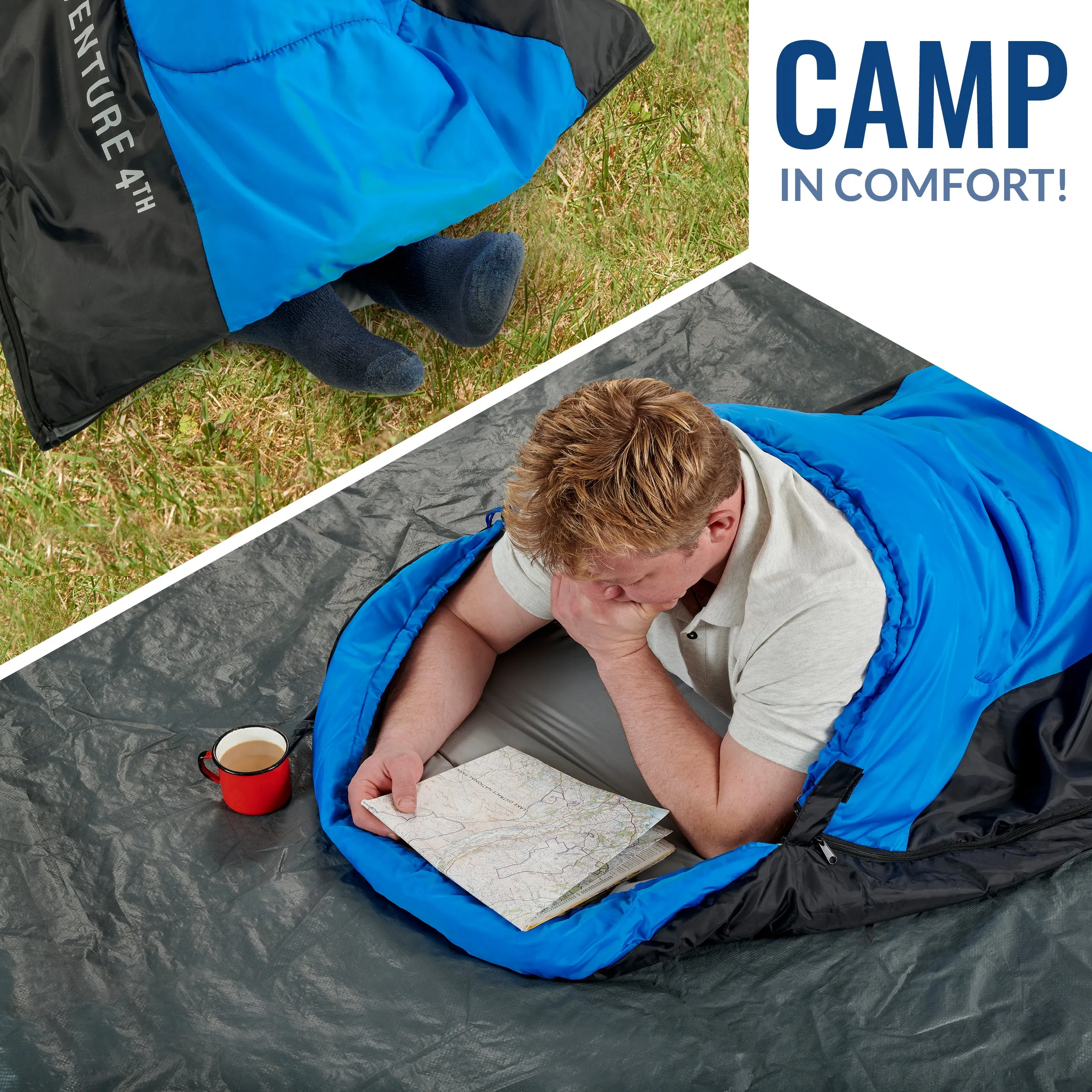 XXL Sleeping Bag for Big and Tall Campers