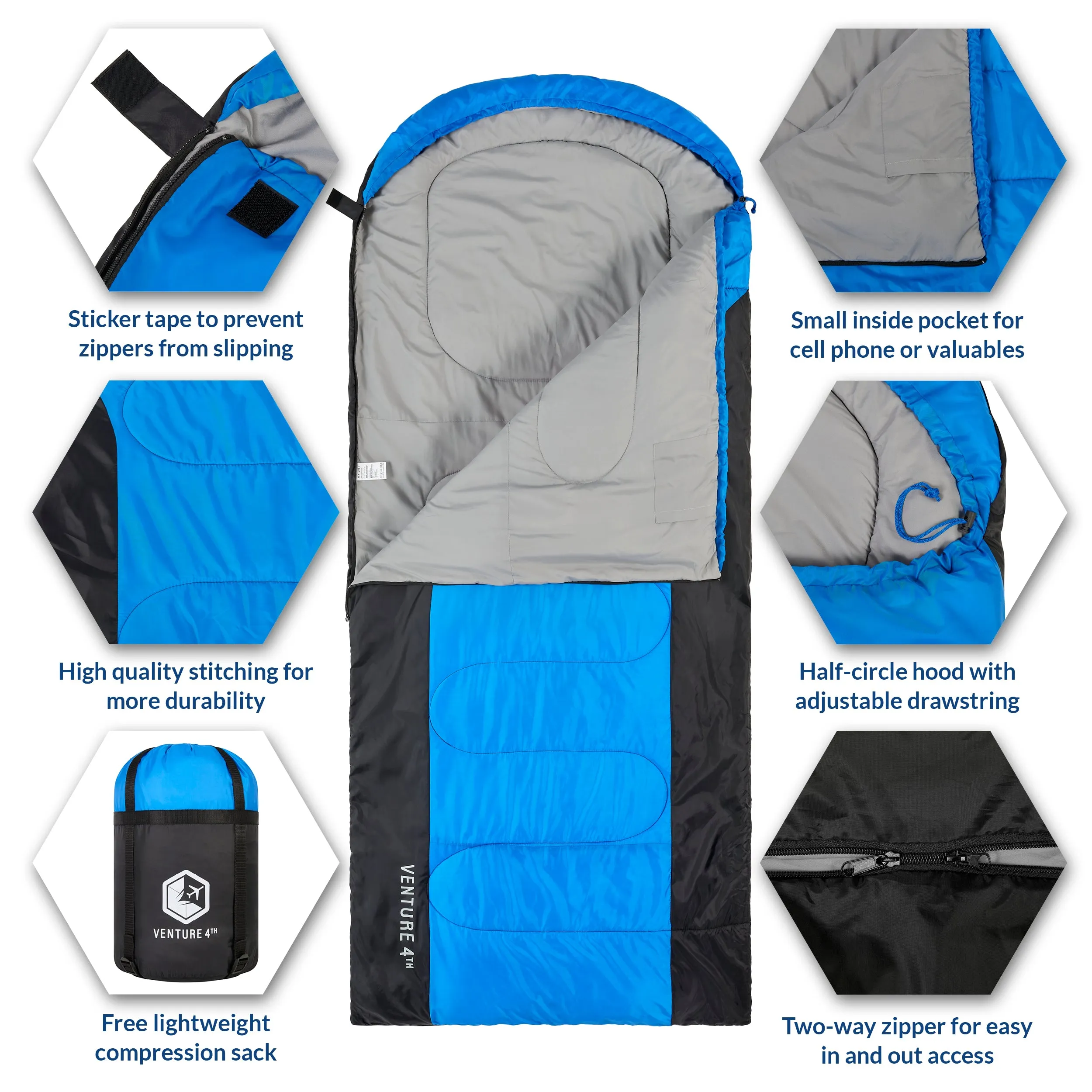 XXL Sleeping Bag for Big and Tall Campers