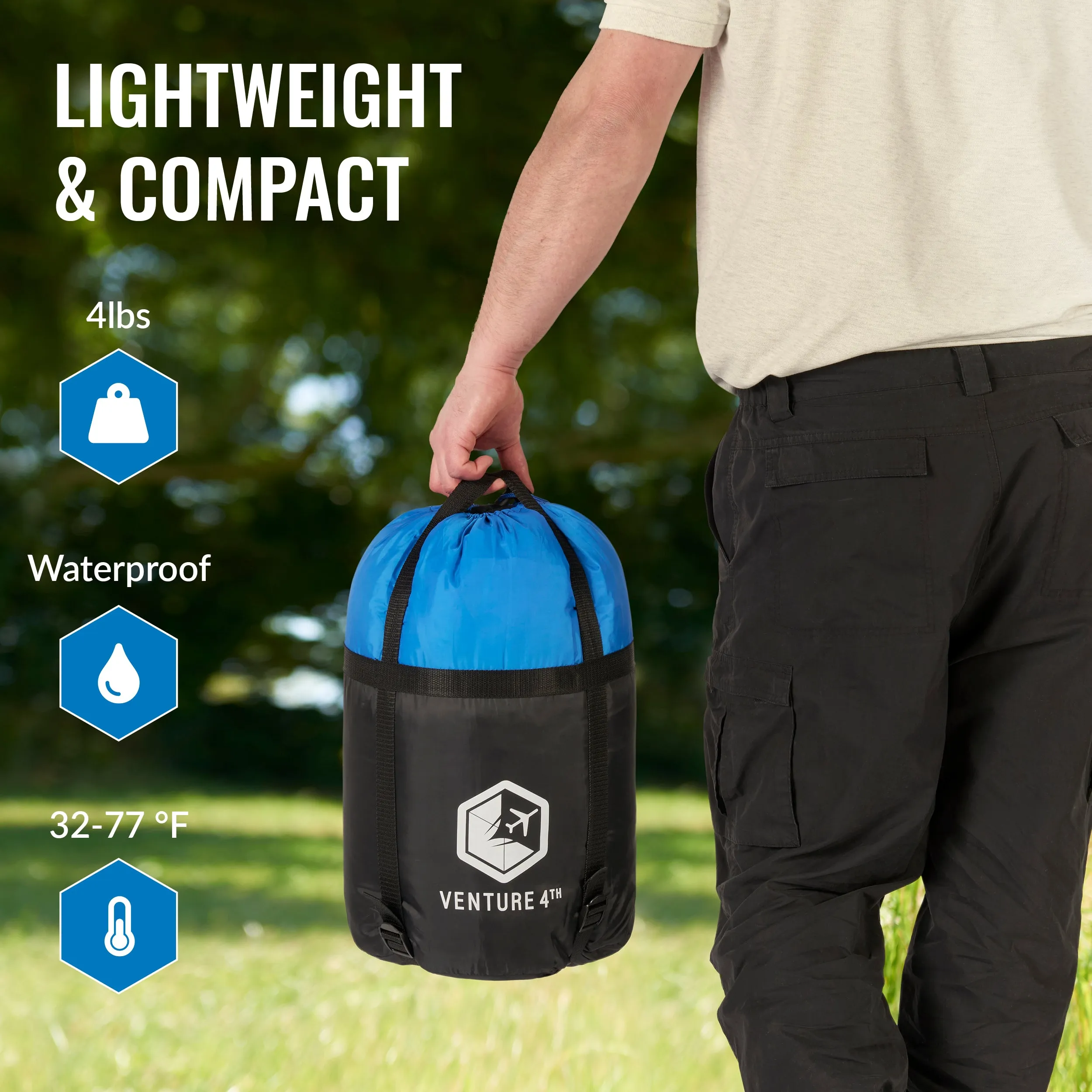 XXL Sleeping Bag for Big and Tall Campers