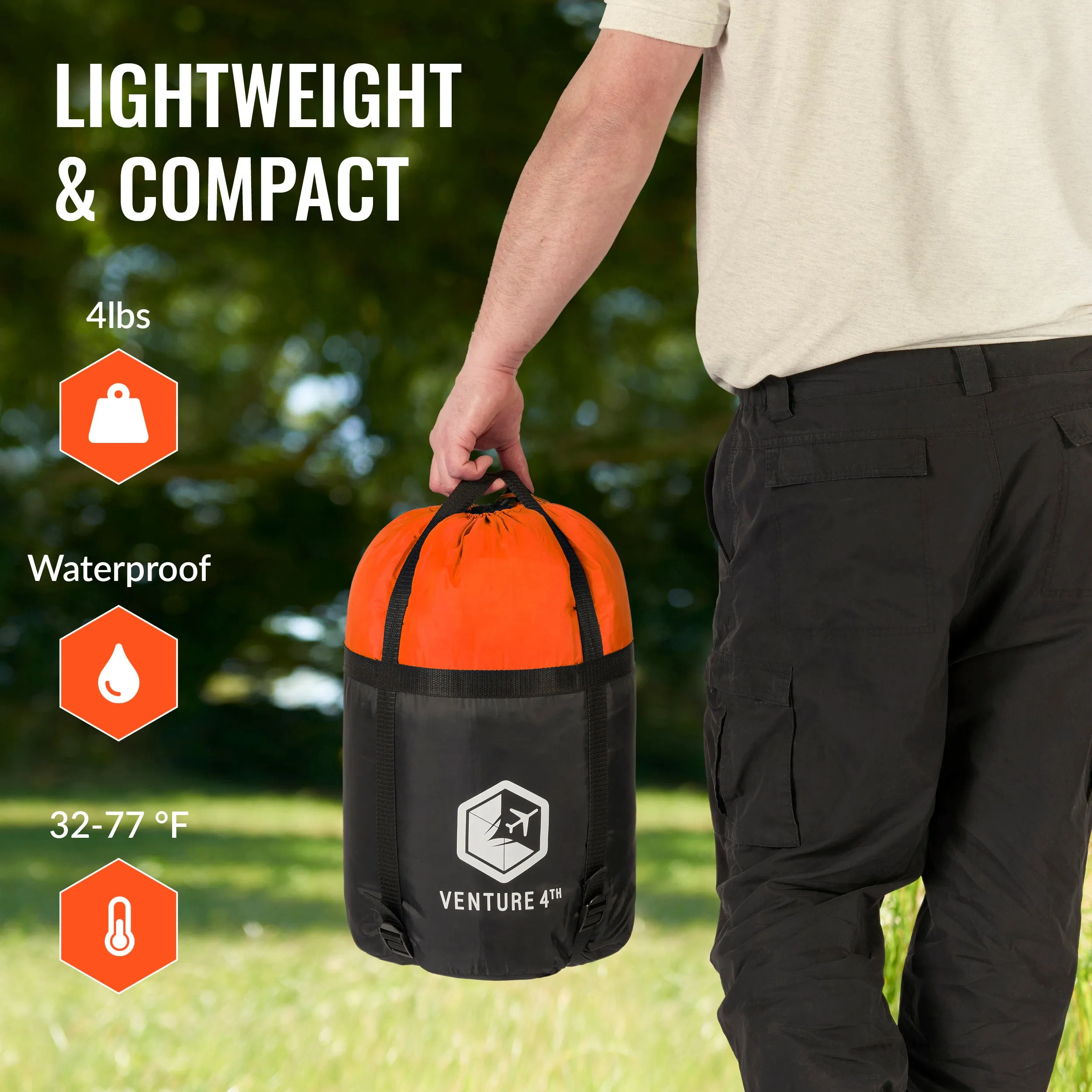 XXL Sleeping Bag for Big and Tall Campers