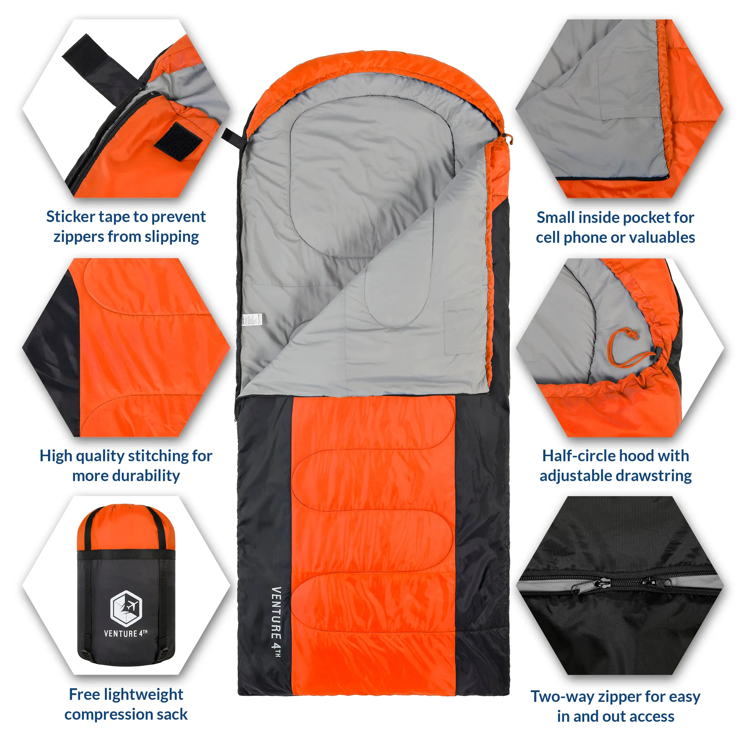 XXL Sleeping Bag for Big and Tall Campers