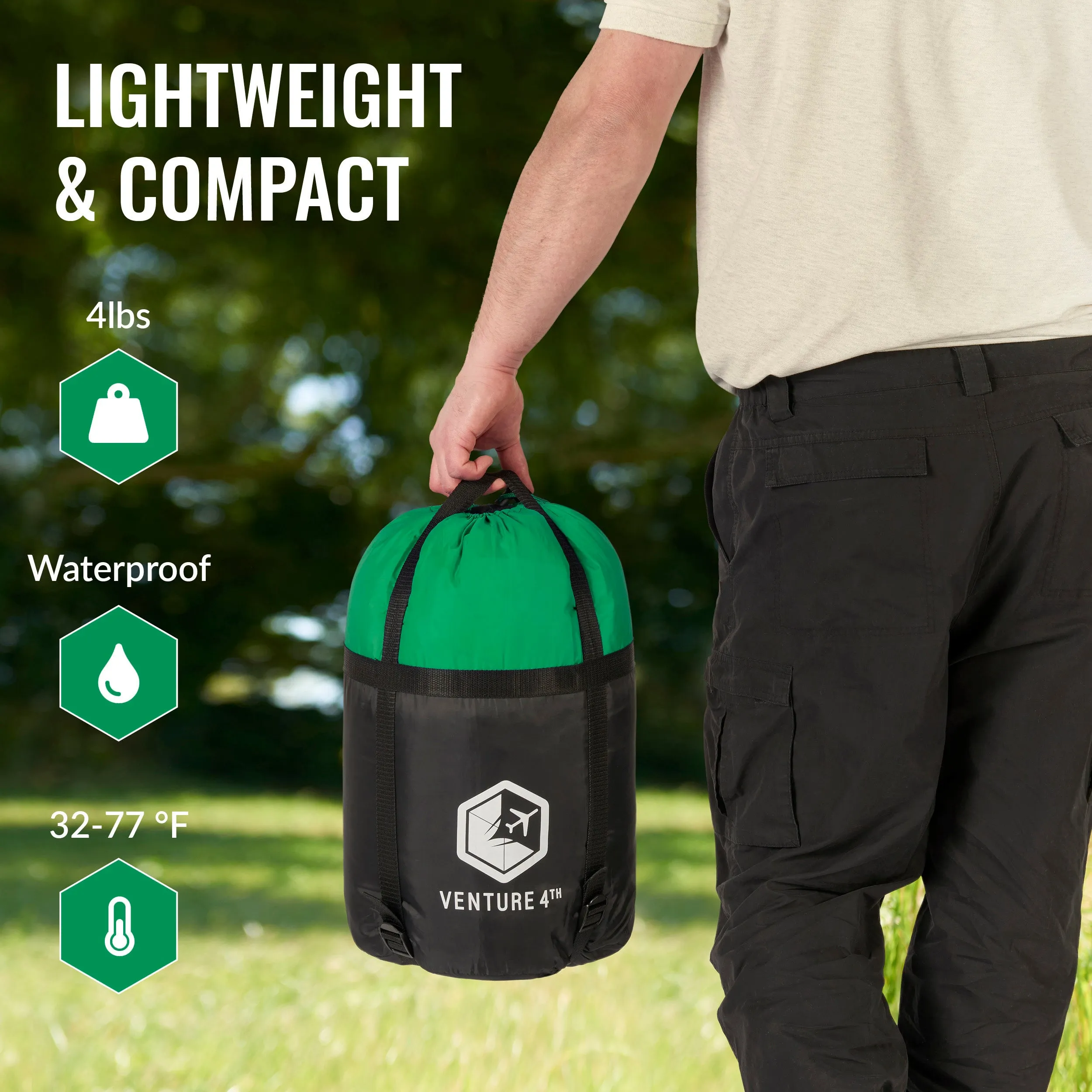 XXL Sleeping Bag for Big and Tall Campers