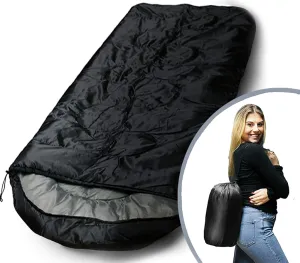 Yacht & Smith 1 Pack Camping Lightweight Sleeping Bag – 3 Season Warm & Cool Weather – Outdoor Gear, Adults and Kids, Hiking, Waterproof, Compact, Sleeping Bags Bulk Wholesale