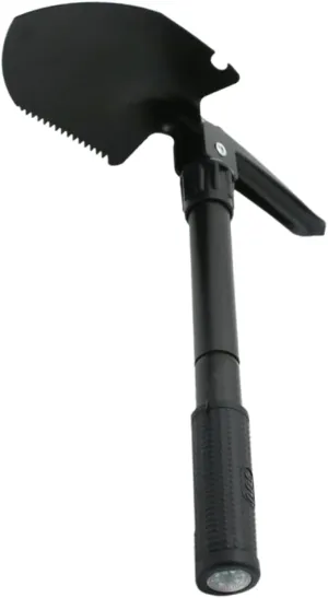 YARNOW Folding Survival Shovel Multifunctional Spade Non- Handle for Camping Gardening Digging Chopping and Hammering Compact Design for Easy Storage