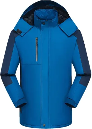 Ymosrh Men's Jackets Hooded Waterproof Windproof Raincoat Jacket Mens, M-4XL