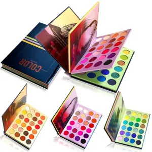 Zirak Professional Make up Glazed Palette |72 Shades of Color Book Eyeshadow Combined |3 Layer of Matte |Shimmer and Metallic Pallet| Eye Makeup Kit for Girls